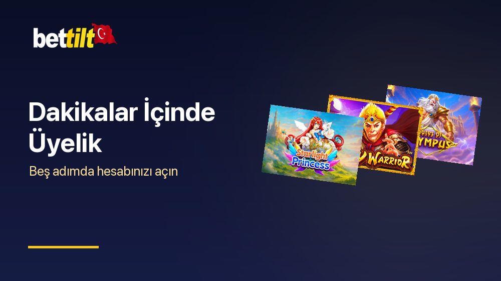 Bettilt üyelik adımları